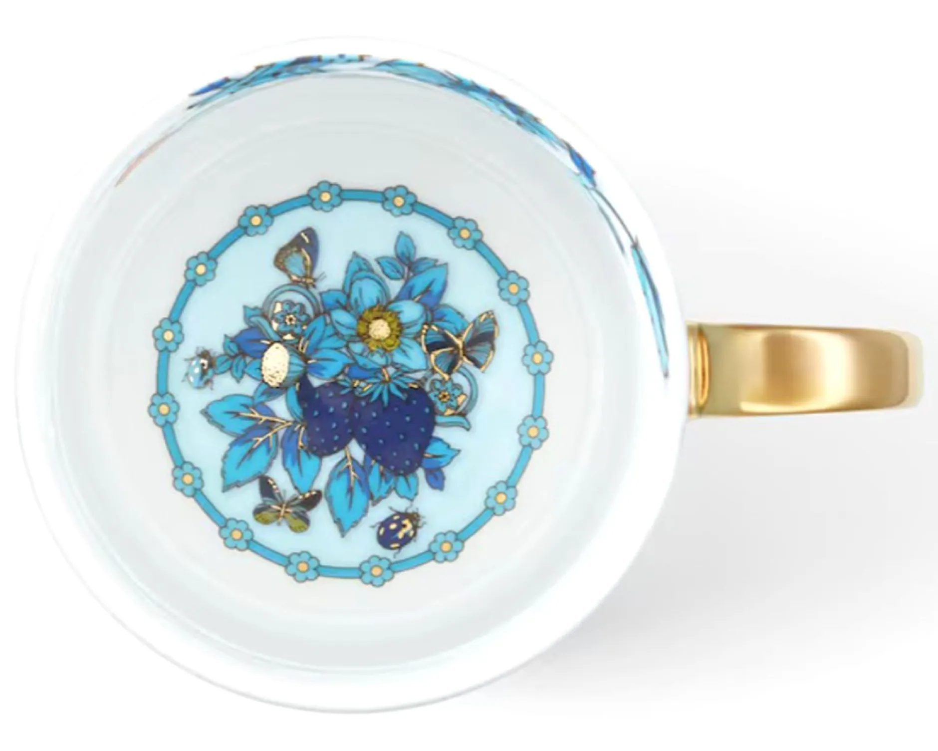 Mug le jardin anniversary porcellana blue Versace