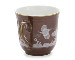 Mug oriente italiano castagna porcellana Richard ginori