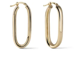 Orecchini classica in bronzo dorato Unoaerre