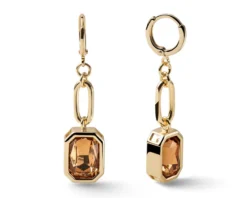 Orecchini joya in bronzo dorato Unoaerre