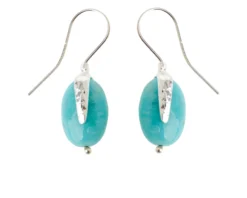 Orecchini new positano argento con amazzonite Selezione zanolli