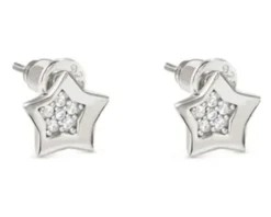 Orecchini petit sparkle argento stella e zirconi Nomination