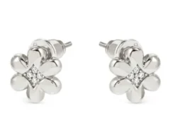 Orecchini petit sparkle argento fiore e zirconi Nomination