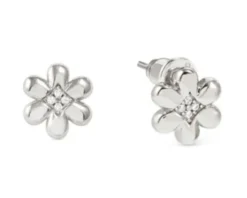 Orecchini petit sparkle argento fiore e zirconi Nomination