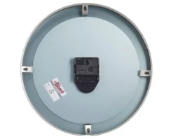 Orologio da parete acciaio quadrante bianco e planisfero nero Hermle