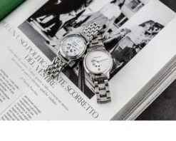 Orologio da polso donna acciaio con cuori Aerowatch