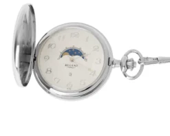 Orologio da taschino regent acciaio con fasi lunari Selezione zanolli