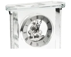 Orologio da tavolo cristallo con movimento a vista Ottaviani