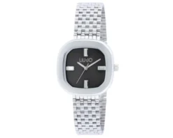 Orologio donna chains elison acciaio quadrante nero e cinturino acciaio Liu jo