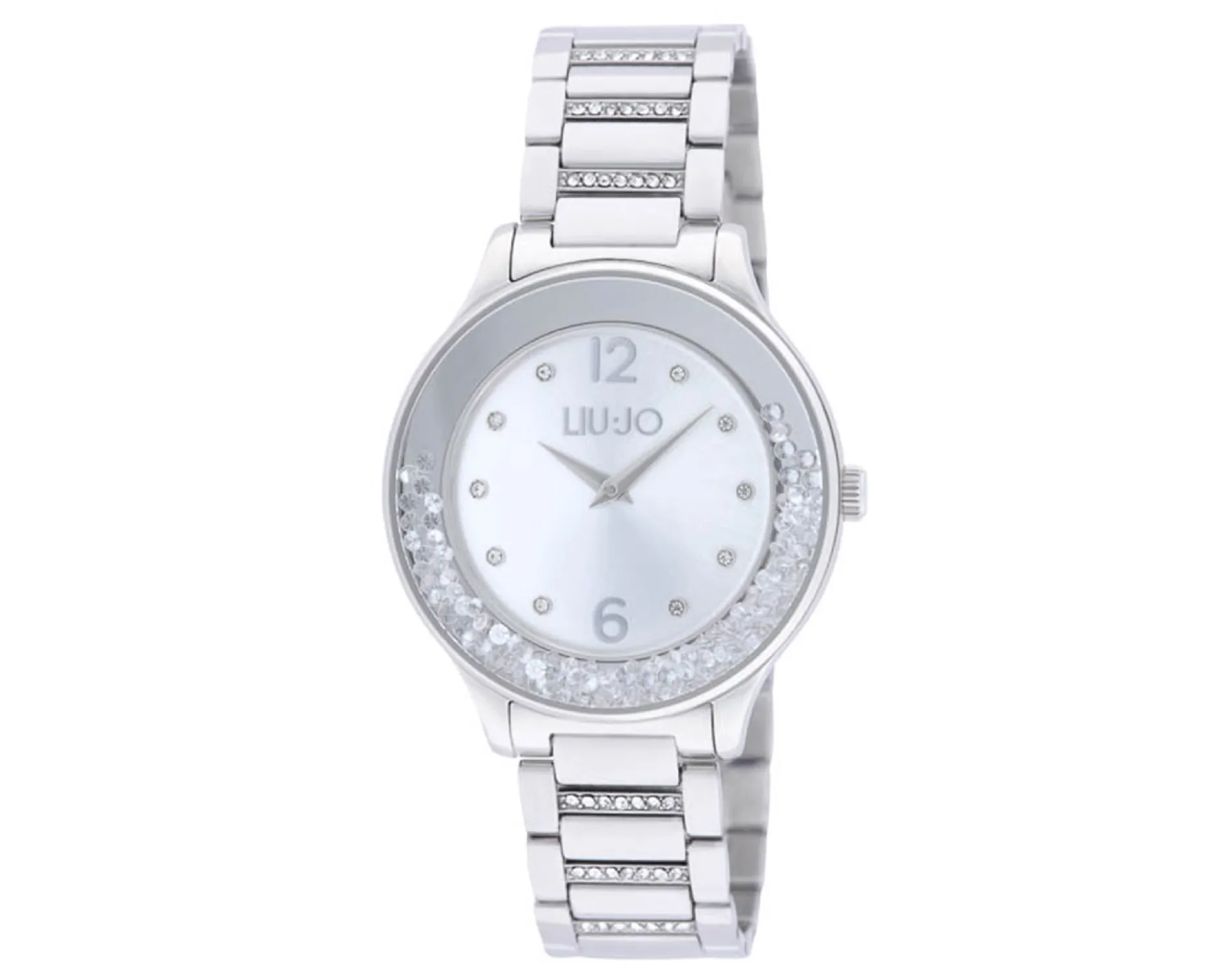 Orologio donna dancing trendy acciaio quadrante silver con cristalli Liu jo