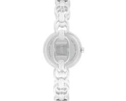 Orologio donna identity glare acciaio con quadrante bianco e cinturino acciaio con cristalli Liu jo