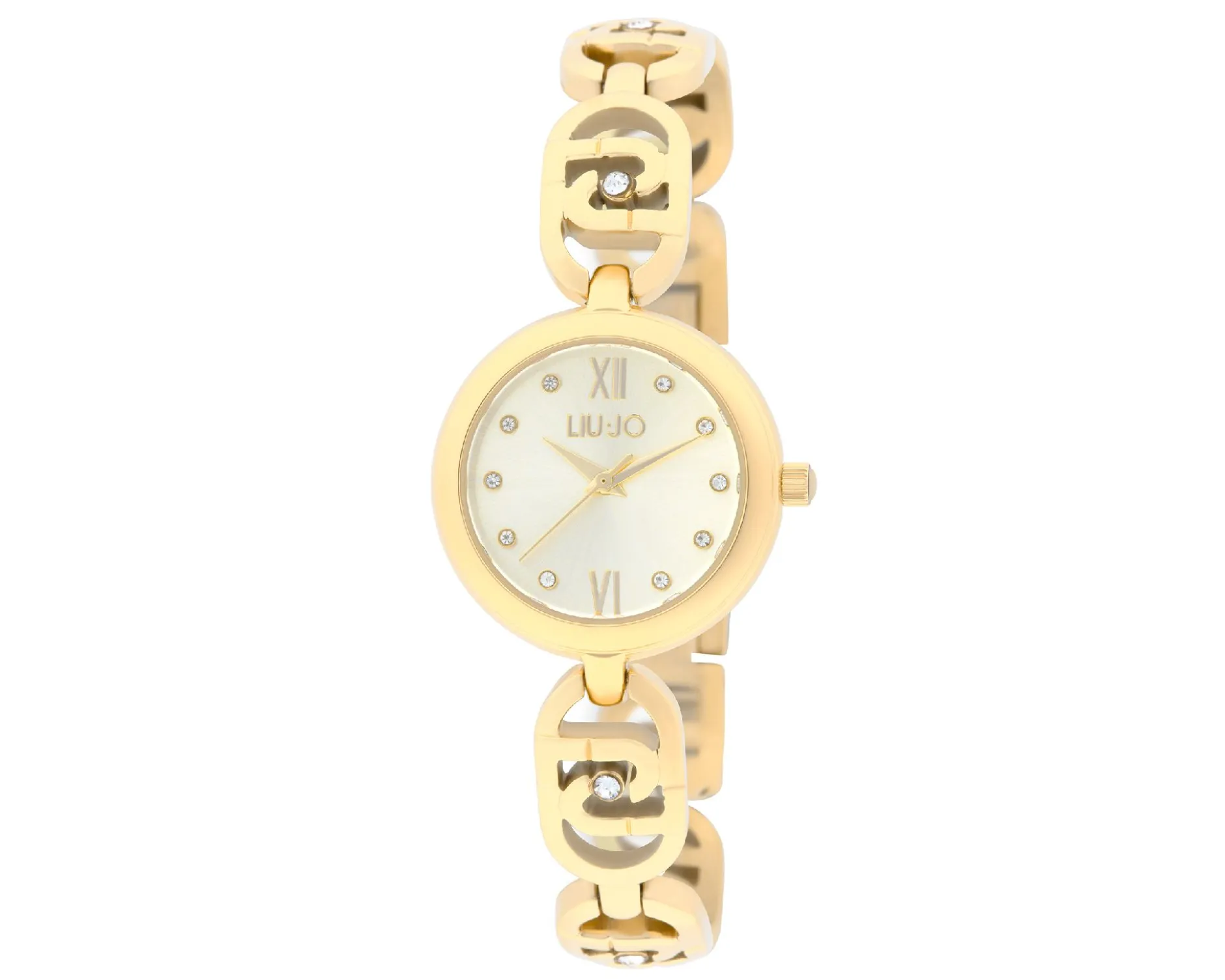 Orologio donna identity nuvar acciaio quadrante oro e cinturino acciaio dorato Liu jo