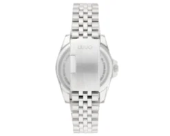 Orologio uomo company acciaio quadrante silver/nero e cinturino acciaio Liu jo