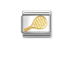 Padel composable acciaio e oro Nomination