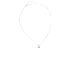 Parure collana e orecchini argento con shell pearl e cubic zirconia Sovrani