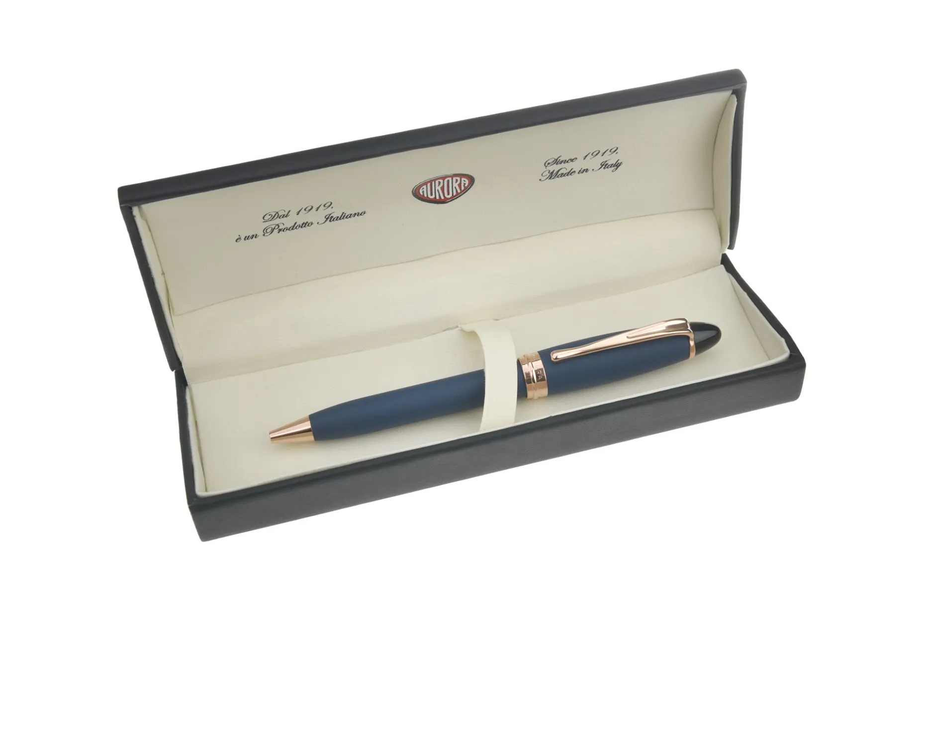 Penna a sfera ipsilon satin blu Aurora