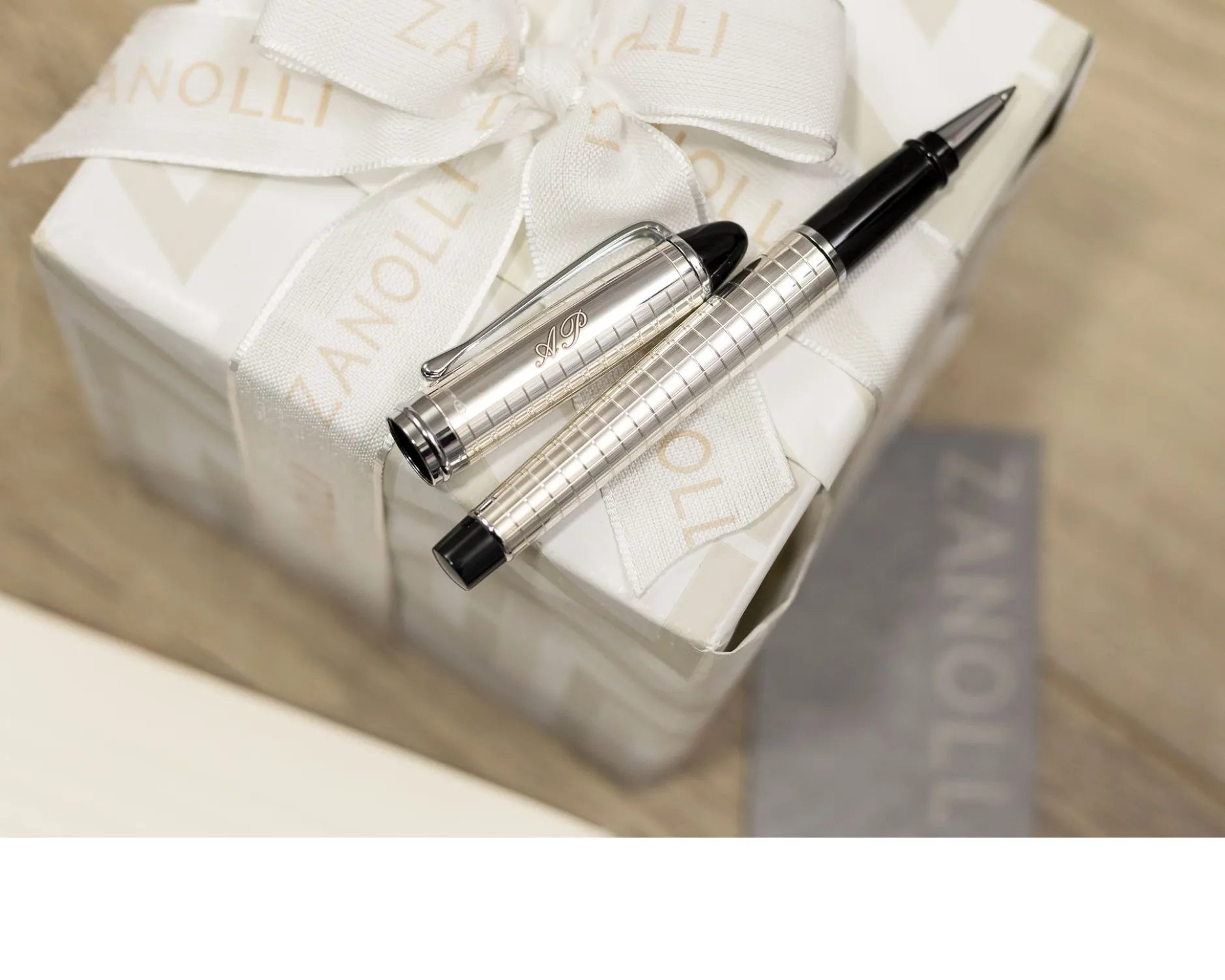 Penna roller ipsilon quadra argento Aurora