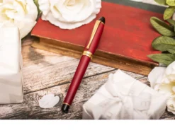 Penna roller ipsilon satin bordeaux Aurora