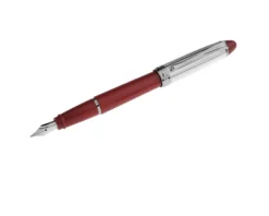 Penna stilografica ipsilon argento rossa Aurora