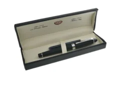 Penna stilografica ipsilon satin nera Aurora