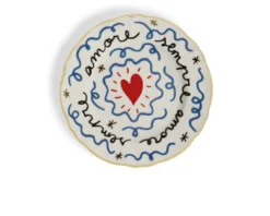Piattino il frutto della passione porcellana cuore Bitossi home