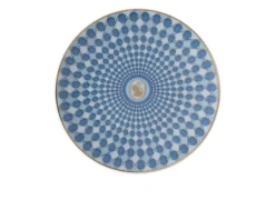 Piattino signum azure porcellana Swarovski x rosenthal