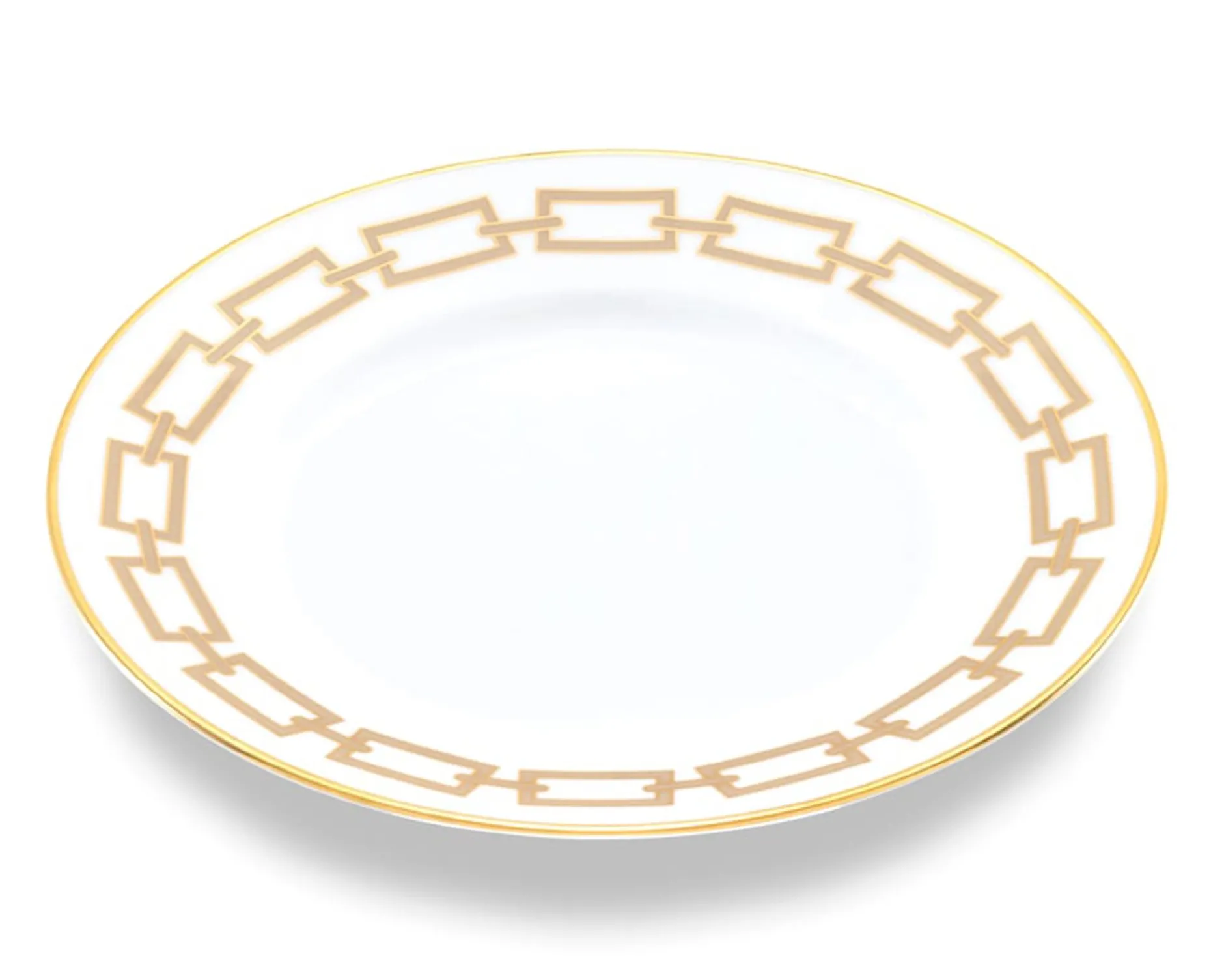 Piatto dessert catene cachemire porcellana Richard ginori