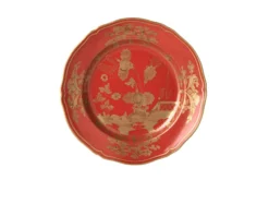 Piatto dessert oriente italiano rubrum porcellana Richard ginori
