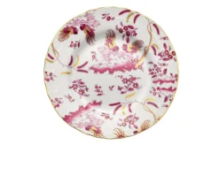 Piatto dessert oro di doccia porcellana magenta Richard ginori