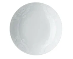 Piatto fondo barocco 92 bianco porcellana Versace