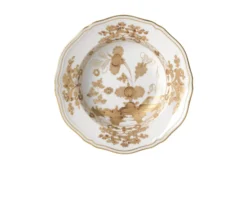 Piatto fondo oriente italiano aurum porcellana Richard ginori