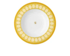 Piatto fondo signum jonquil porcellana Swarovski x rosenthal