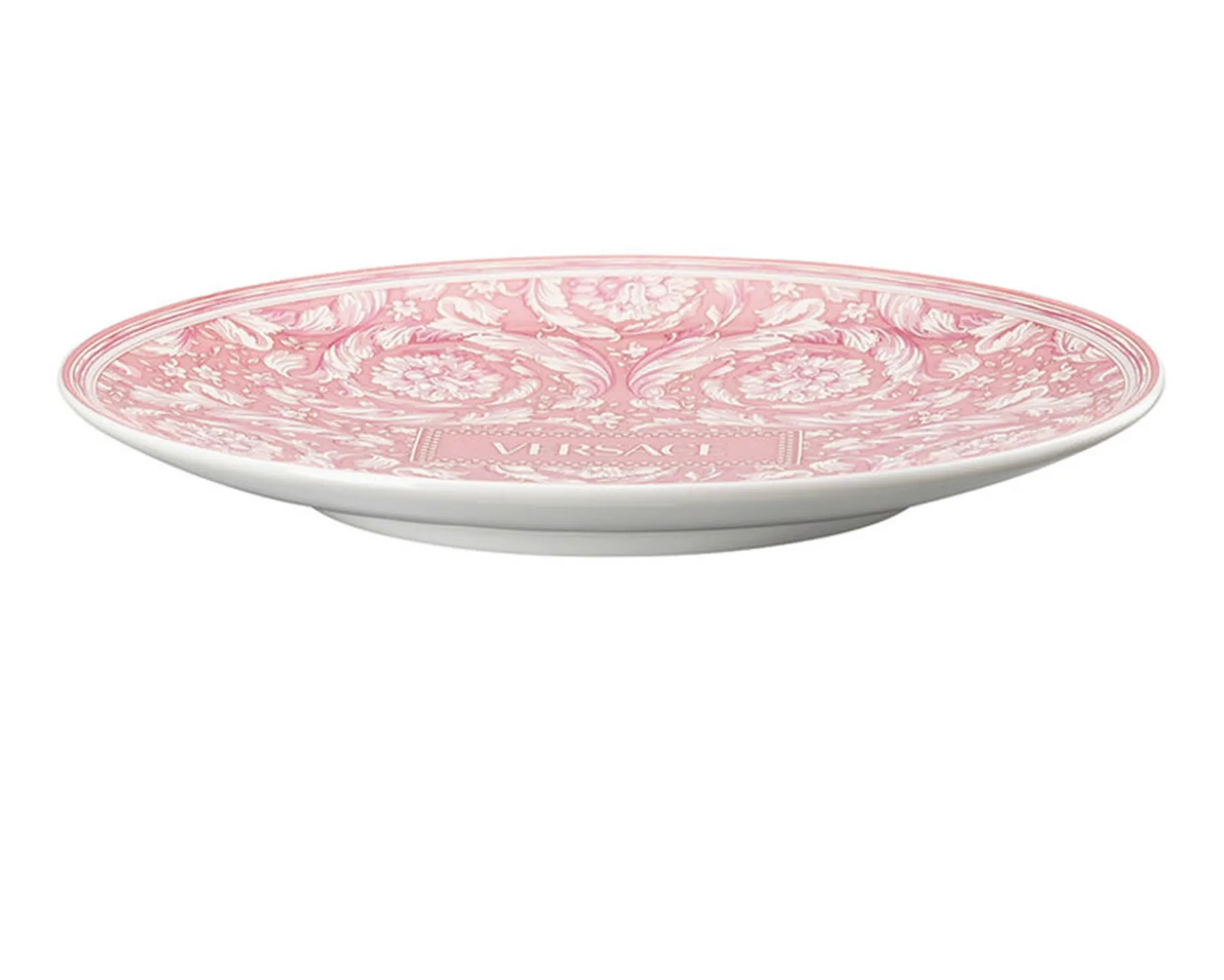 Piatto frutta barocco rose porcellana Versace