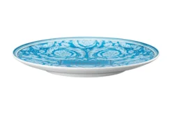 Piatto frutta barocco teal porcellana Versace