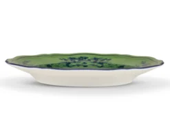 Piatto pane oriente italiano malachite porcellana Richard ginori