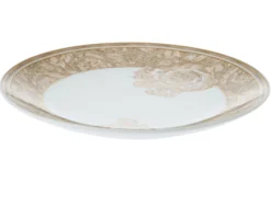 Piatto piano barocco beige porcellana Versace