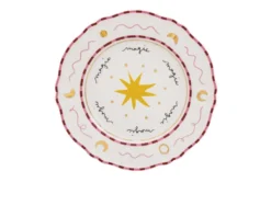 Piatto piano il frutto della passione porcellana stella Bitossi home