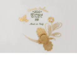 Piatto piano oriente italiano aurum porcellana Richard ginori