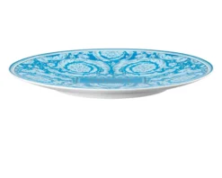 Piatto segnaposto barocco teal porcellana Versace