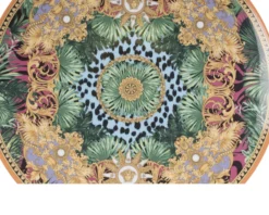Piatto segnaposto jungle animalier wild porcellana Versace