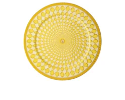 Piatto segnaposto signum jonquil porcellana Swarovski x rosenthal