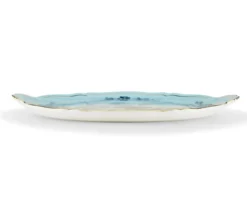 Piatto torta oriente italiano iris porcellana Richard ginori