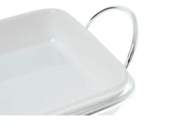 Pirofila rettangolare silver plated Selezione zanolli