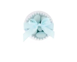 Pirottino portaconfetti azzurro con fiocco azzurro Selezione zanolli