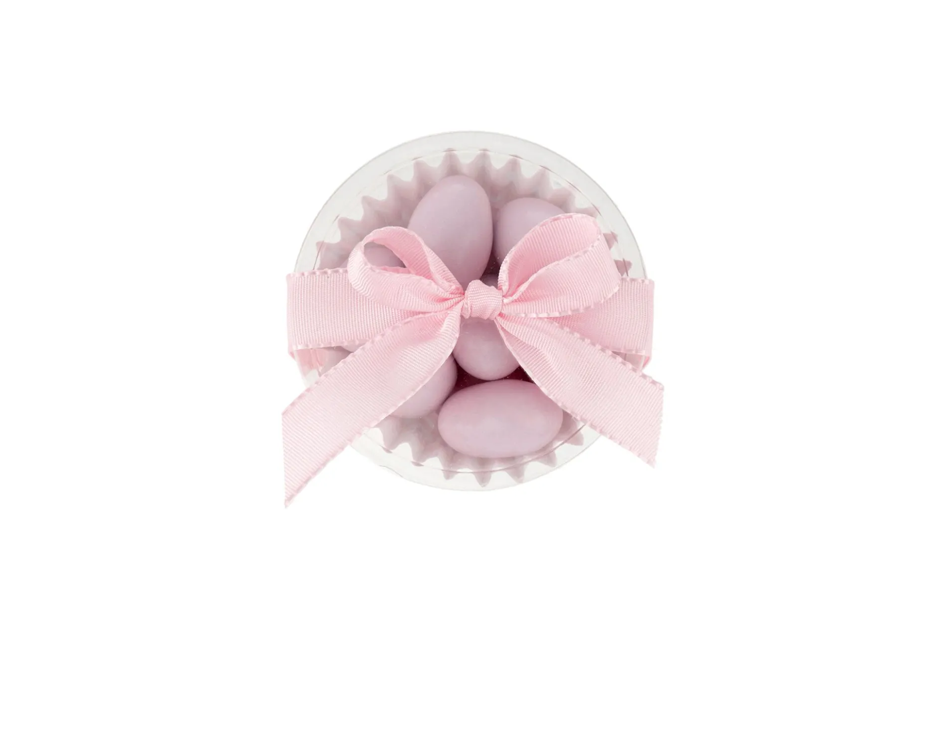 Pirottino portaconfetti rosa con fiocco rosa Selezione zanolli