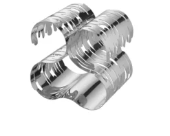Portabottiglie barkcellar acciaio Alessi
