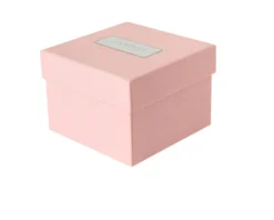 Portacandela rosa con ciondolo passeggino Selezione zanolli
