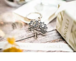 Portachiavi albero della vita quadrifoglio Selezione zanolli