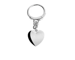 Portachiavi argento con pendente cuore Selezione zanolli
