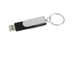 Portachiavi usb con rivestimento in argento liscio con 8 giga di memoria Selezione zanolli